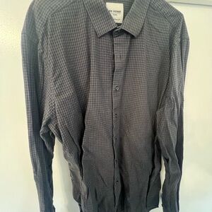 Ben Sherman Gray Checkered Tailored Shirt